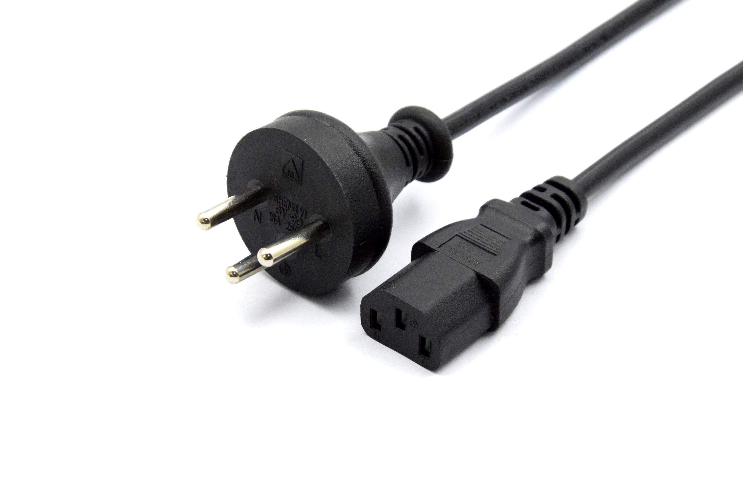 Israel Power Cord SII Plug NY-SII03B IEC C13